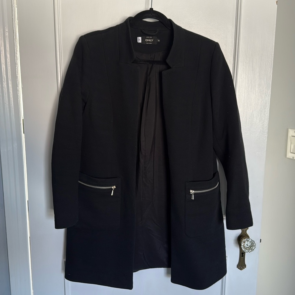 ONLY Black Blazer Jacket - Size 38